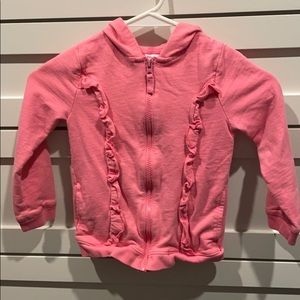 Girls pink hoodie
